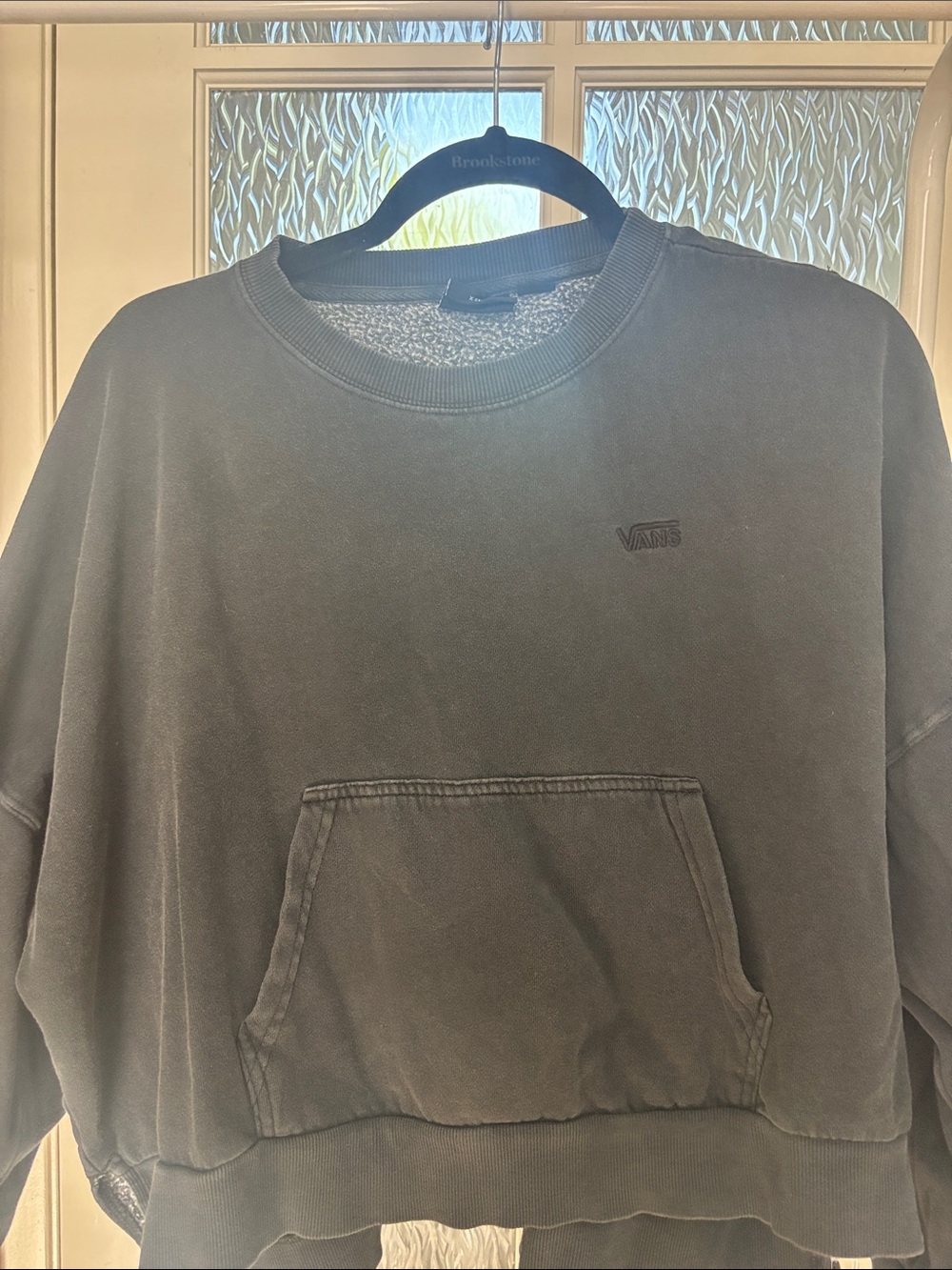Vans Black Washed Crewneck Sweatshirt